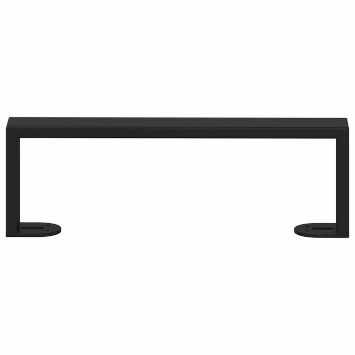 Picioare de mobilă 12 pcs Negru 31,1 x 4 x 10 mm Fier - WALTI WALTI