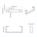 Picioare de mobilă 12 pcs Negru 31,1 x 4 x 10 mm Fier - WALTI WALTI