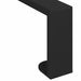 Picioare de mobilă 12 pcs Negru 43,6 x 4 x 10 mm Fier - WALTI WALTI