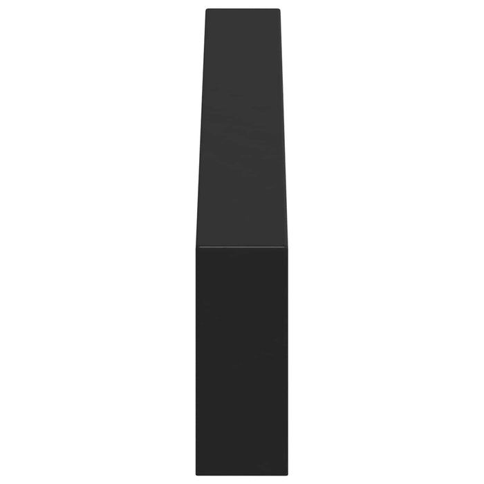 Picioare de mobilă 12 pcs Negru 43,6 x 4 x 10 mm Fier - WALTI WALTI