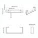 Picioare de mobilă 12 pcs Negru 54,6 x 4 x 10 mm Fier - WALTI WALTI