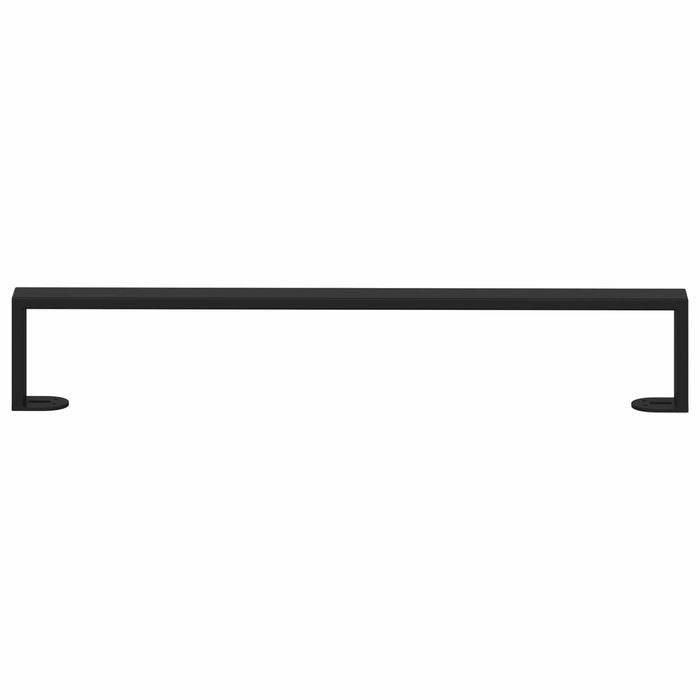 Picioare de mobilă 2 pcs Negru 59,6 x 4 x 10 mm Fier - WALTI WALTI