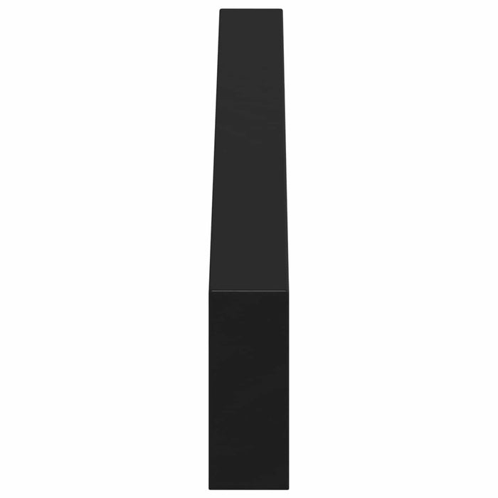 Picioare de mobilă 2 pcs Negru 59,6 x 4 x 10 mm Fier - WALTI WALTI