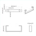 Picioare de mobilă 12 pcs Negru 59,6 x 4 x 10 mm Fier - WALTI WALTI