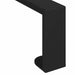 Picioare de mobilă 12 pcs Negru 79,6 x 4 x 10 mm Fier - WALTI WALTI