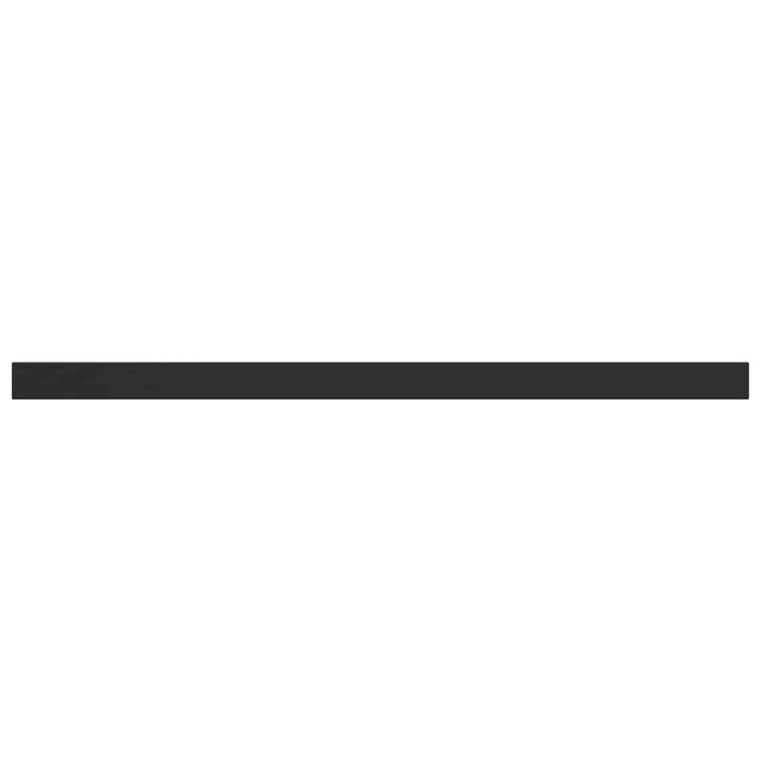 Picioare de mobilă 12 pcs Negru 79,6 x 4 x 10 mm Fier - WALTI WALTI