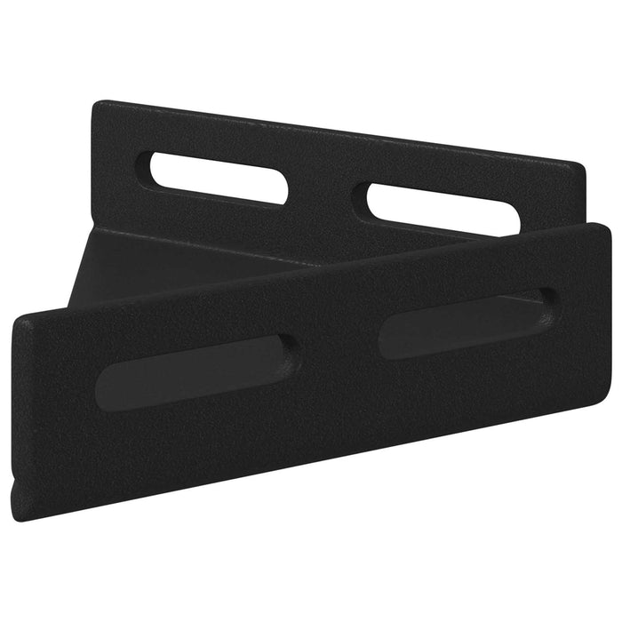 Bracket de Colț 12 pcs Negru 138,5 x 50,5 x 16 mm Fier - WALTI WALTI