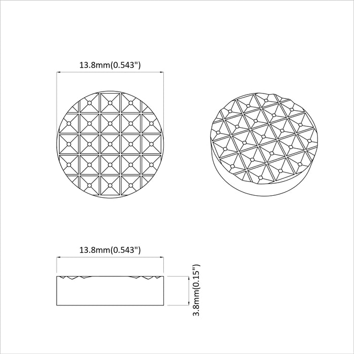 Tampoane pentru Picioare de Mobilier 12 buc. Negru Ø 14 x 4 mm WALTI