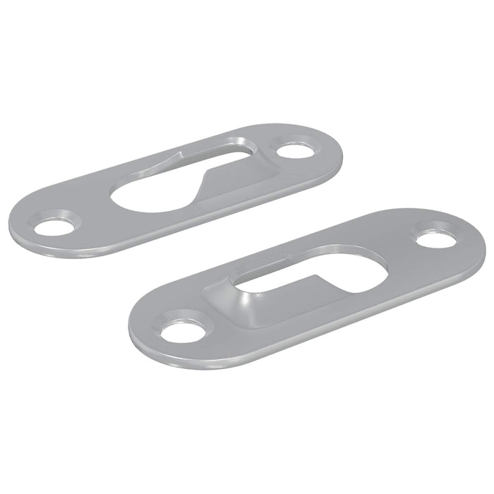 Cârlig cu Gaura de Cheie 2 pcs Argintiu 45 x 16 x 3.5 mm Fier - WALTI WALTI