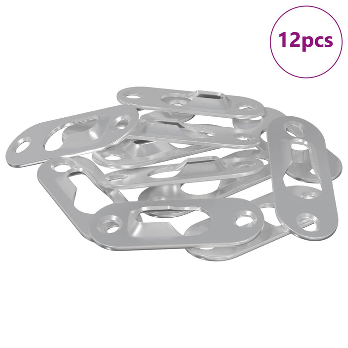 Cârlig cu Gaura de Cheie 12 pcs Argintiu 45 x 16 x 3.5 mm Fier - WALTI WALTI