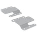 Culoar de montare la nivel 2 pcs Argintiu 75 x 66 x 1,4 mm Oțel - WALTI WALTI