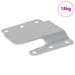 Culoar de montare la nivel 419 pcs Argintiu 75 x 66 x 1,4 mm - WALTI WALTI