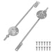Hingă cu suport pentru capac 2 pcs Argintiu 194 x 36 x 18 mm - WALTI WALTI