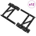 Mecanism de ridicare pentru pat 12 pcs Negru 34 x 9.5 x 4 mm - WALTI WALTI