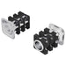 Insert tub filetat 2 pcs Negru și argintiu Oțel Galvanizat - WALTI WALTI