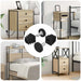 Nivelatoare de mobilă Ajustabil 2 pcs Negru M6 PP - WALTI WALTI