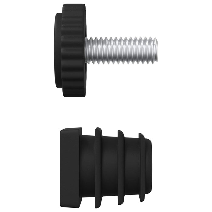 Nivelatoare de mobilă Ajustabil 2 pcs Negru M6 PP - WALTI WALTI