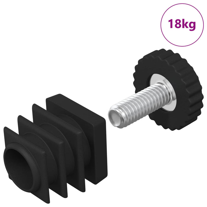 Nivelatoare de mobilă Ajustabil 1895 pcs Negru PP - WALTI WALTI