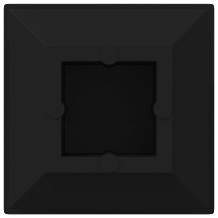 Capete de închidere 2 pcs Negru 15 x 15 x 15 mm PP - WALTI WALTI