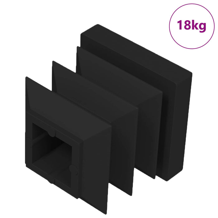 Capete de închidere 10909 pcs Negru 15 x 15 x 15 mm PP - WALTI WALTI