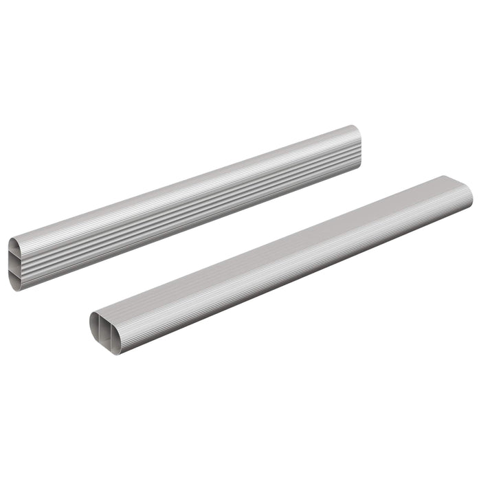 Șină pentru dressing 2 pcs Argintiu 264 x 15 x 29 mm WALTI