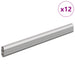 Șină pentru dressing 12 pcs Argintiu 264 x 15 x 29 mm - WALTI WALTI