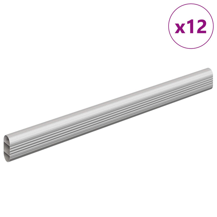 Șină pentru dressing 12 pcs Argintiu 316 x 15 x 29 mm - WALTI WALTI