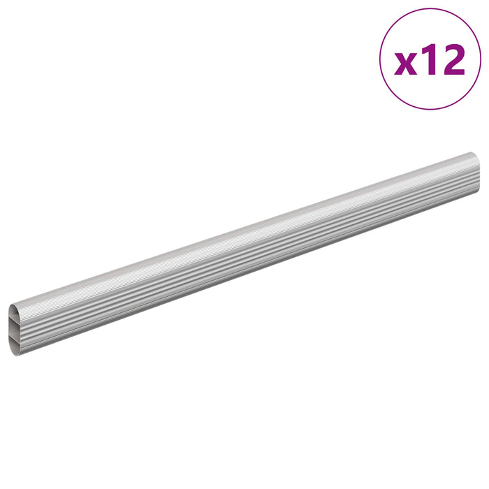 Șină pentru dressing 12 pcs Argintiu 371,5 x 15 x 29 mm - WALTI WALTI