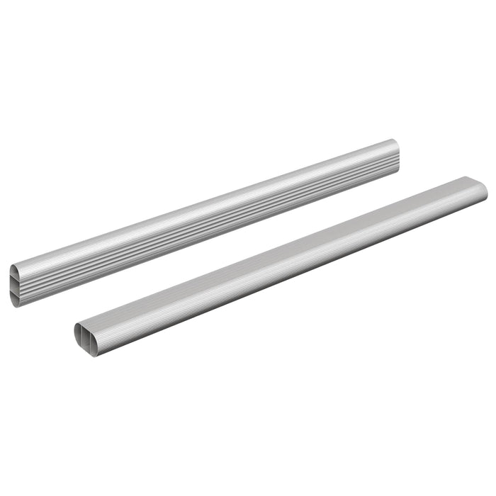 Șină pentru dressing 2 pcs Argintiu 464 x 15 x 29 mm - WALTI WALTI