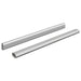 Șină pentru dressing 2 pcs Argintiu 464 x 15 x 29 mm - WALTI WALTI