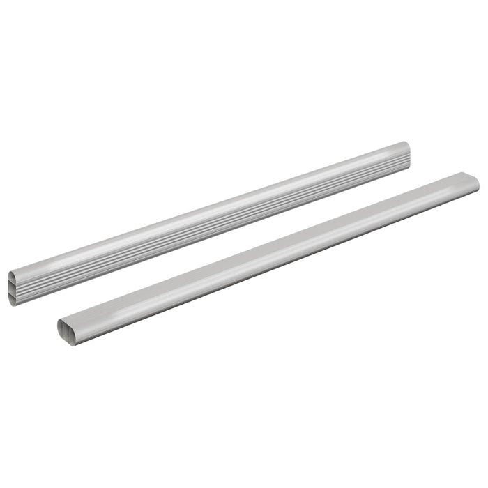 Șină pentru dressing 2 pcs Argintiu 472 x 15 x 29 mm - WALTI WALTI