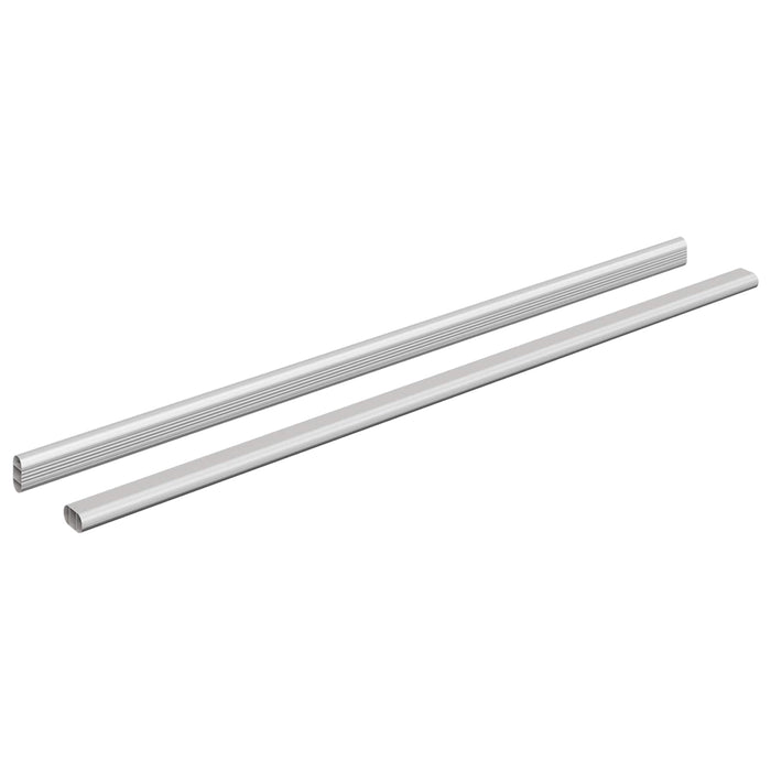 Șină pentru dressing 2 pcs Argintiu 764 x 15 x 29 mm - WALTI WALTI
