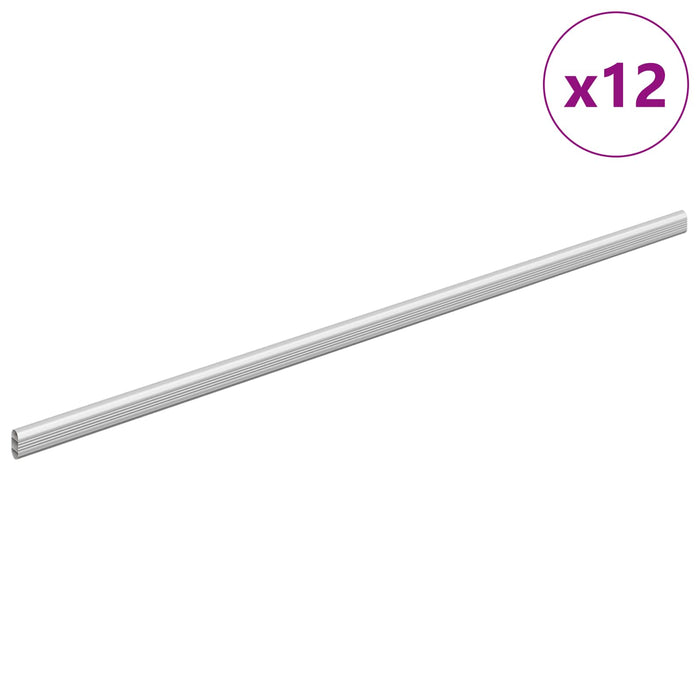 Șină pentru dressing 12 pcs Argintiu 964 x 15 x 29 mm - WALTI WALTI