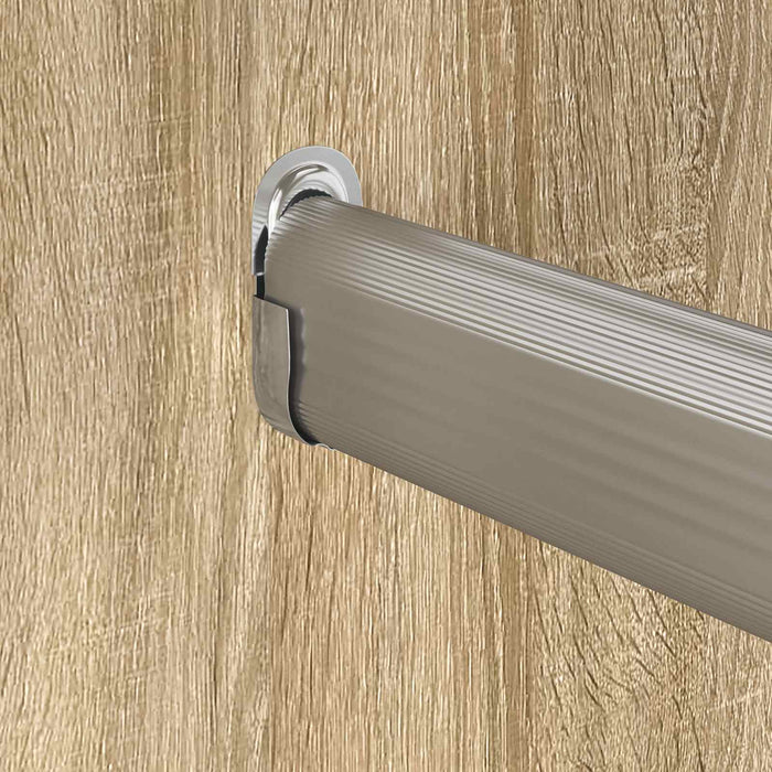 Suport pentru bara de dulap 2 pcs Zinc alb 40 x 18 x 10 mm Fier - WALTI WALTI