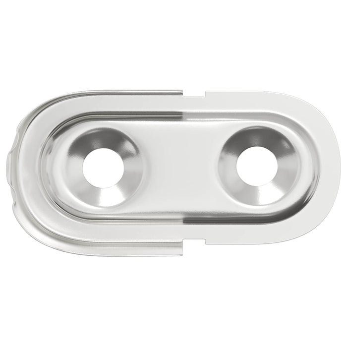 Suport pentru bara de dulap 12 pcs Zinc alb 40 x 18 x 10 mm - WALTI WALTI