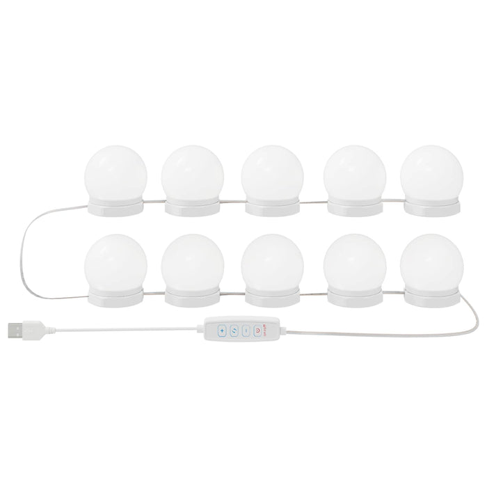 Lumini pentru oglindă Alb 4,5 x 4,5 x 4,7 cm Plastic - WALTI WALTI