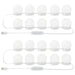 Lumini pentru oglindă 2 pcs Alb 4.5 x 4.5 x 4.8 cm Plastic - WALTI WALTI
