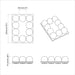 Lumini pentru oglindă 12 pcs Alb 4.5 x 4.5 x 4.8 cm Plastic - WALTI WALTI