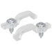 Clipuri LED pentru Strip 2 pcs Transparent 2 x 1 x 0.5 cm - WALTI WALTI