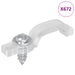 Clipuri LED pentru Strip 12 pcs Transparent 2 x 1 x 0.5 cm - WALTI WALTI