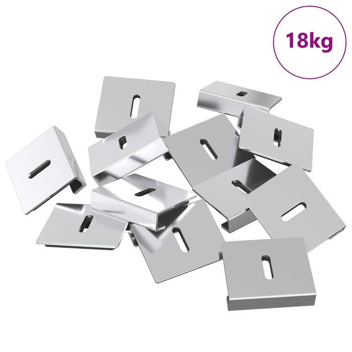 Suport pentru oglindă 340 pcs Nichel 35 x 30 x 8,3 mm Oțel - WALTI WALTI