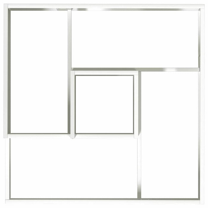 Vază pentru Grădină Alb 60 x 60 x 50 cm Oțel laminat la rece - WALTI WALTI