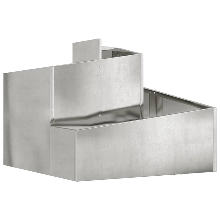 Vază pentru Grădină Argintiu 60 x 60 x 50 cm Oțel Galvanizat - WALTI WALTI