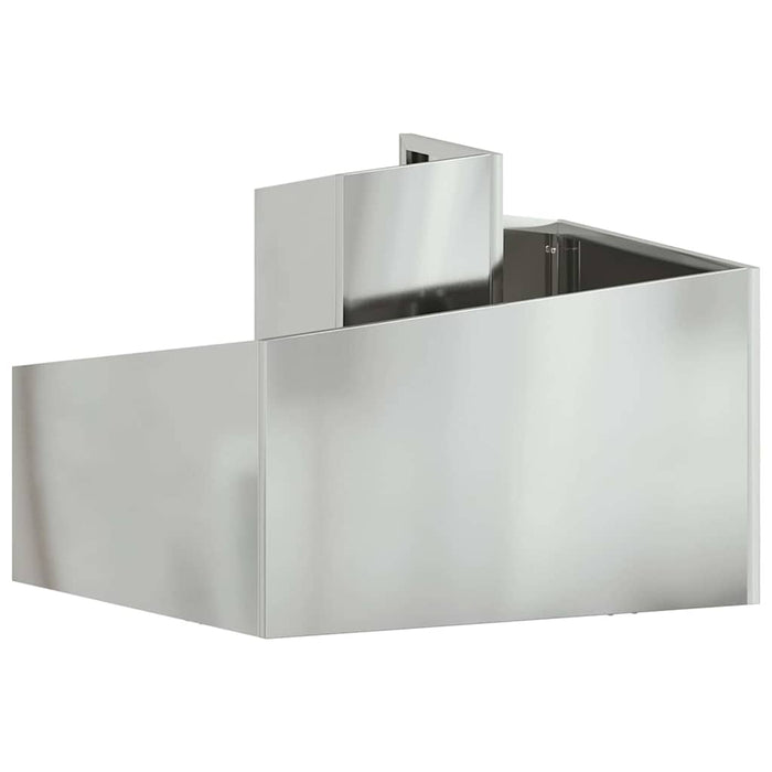 Vază pentru Grădină Argintiu 60 x 60 x 50 cm Oțel Galvanizat - WALTI WALTI