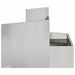 Vază pentru Grădină Argintiu 60 x 60 x 50 cm Oțel Galvanizat - WALTI WALTI