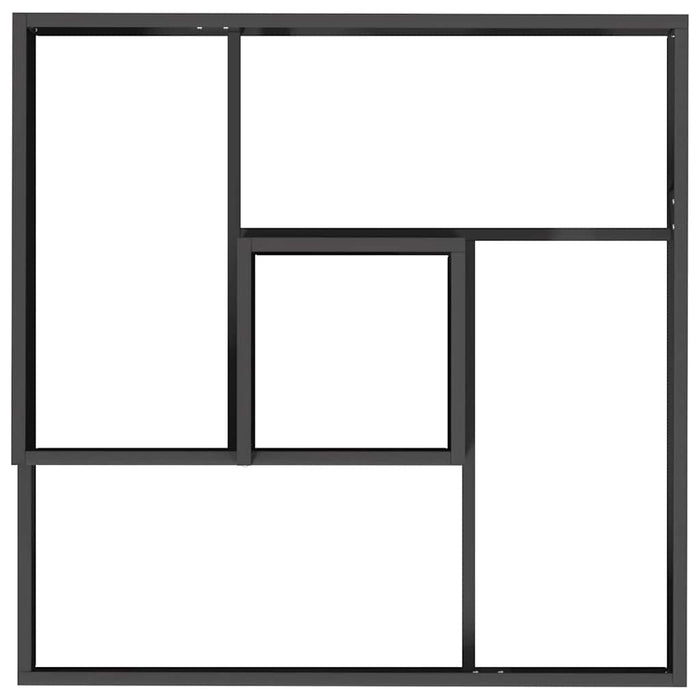 Vază pentru Grădină Negru 80 x 80 x 50 cm Oțel laminat la rece - WALTI WALTI
