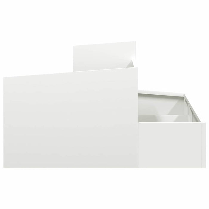 Vază pentru Grădină Alb 80 x 80 x 50 cm Oțel laminat la rece - WALTI WALTI