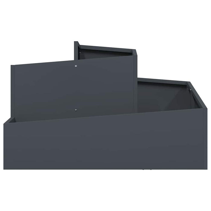 Vază pentru Grădină Antracit 80 x 80 x 50 cm - WALTI WALTI