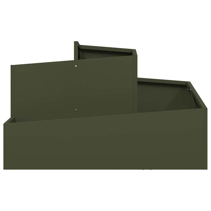 Vază pentru Grădină Verde măsliniu 80 x 80 x 50 cm - WALTI WALTI