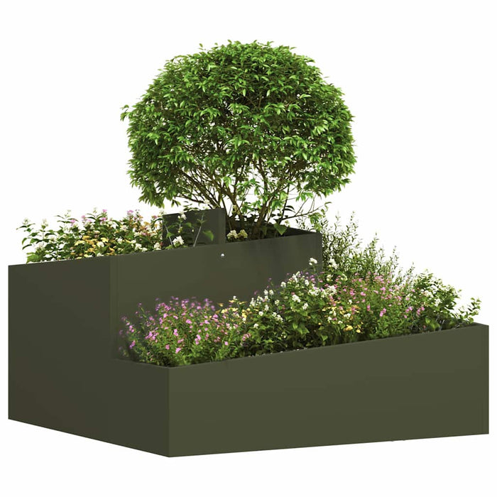 Vază pentru Grădină Verde măsliniu 80 x 80 x 50 cm - WALTI WALTI